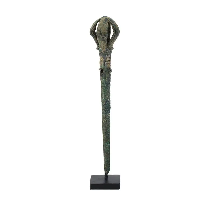 Luristan Open-Cage Bronze Pin, 1200–800 BCE