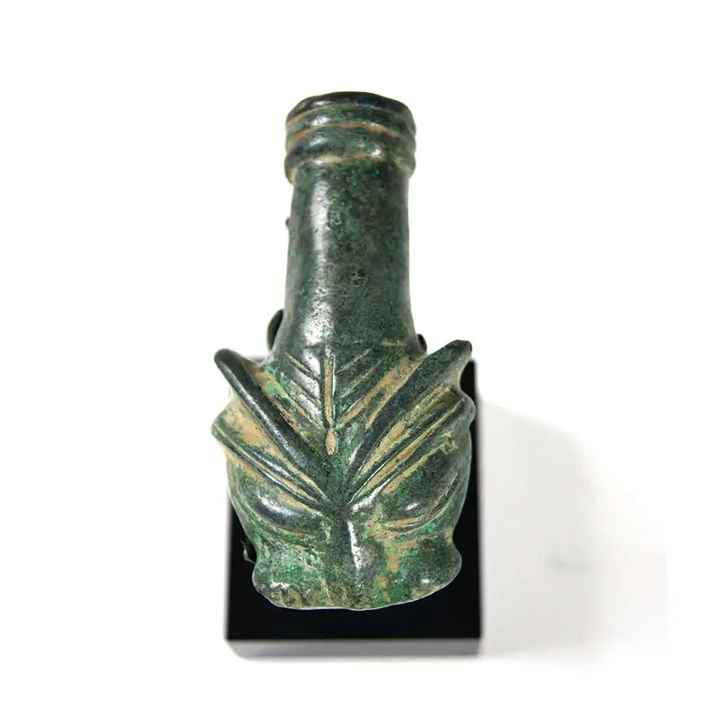 Luristan Zoomorphic Whetstone Handle in Bronze, 8th–7th Century BCE