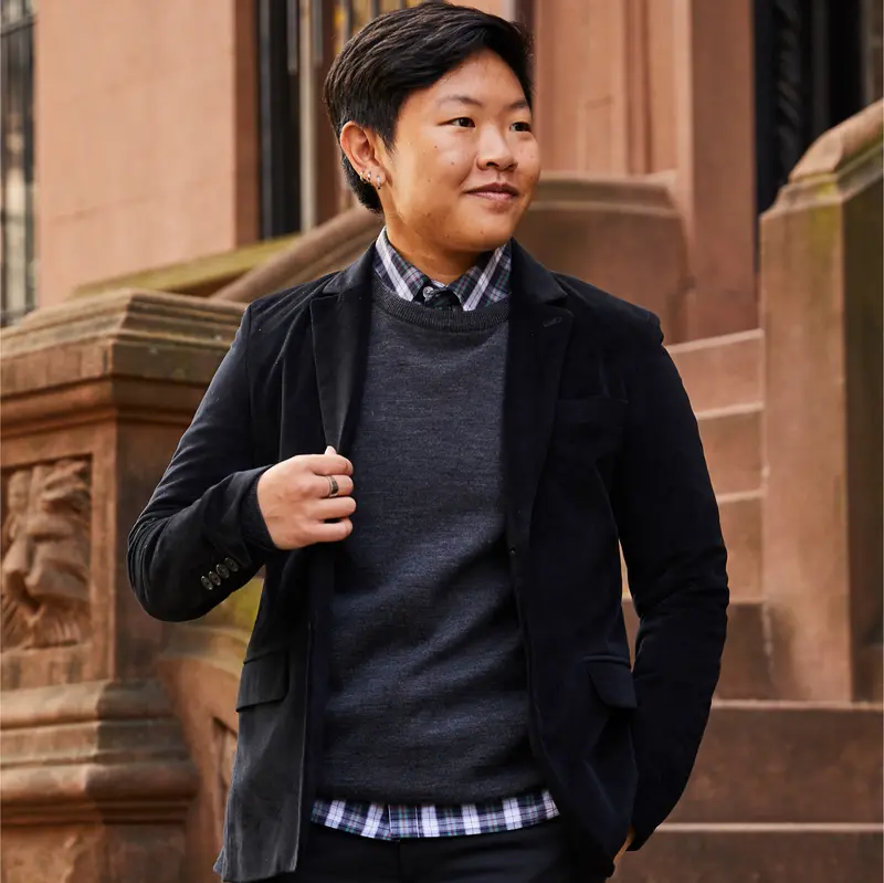 Luxury Black Velvet Modern-Fit Blazer
