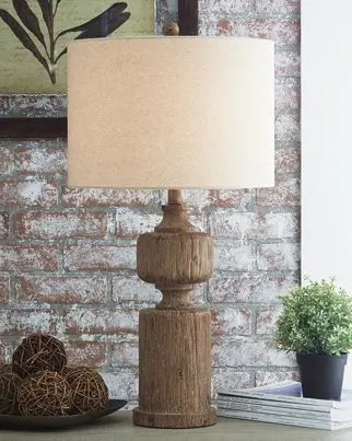 Madelief Ceramic Table Lamp with Fabric Shade