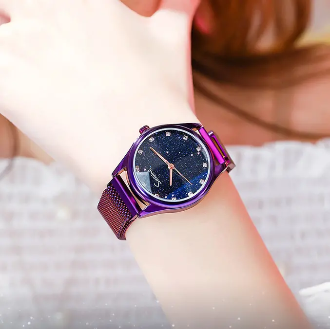 Magnetic Starry Sky Chain Watch for Women