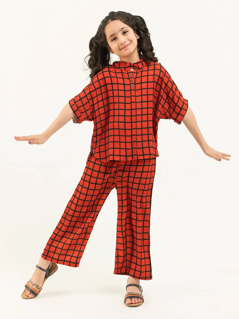 Matching Printed Co-Ord Suit Set
