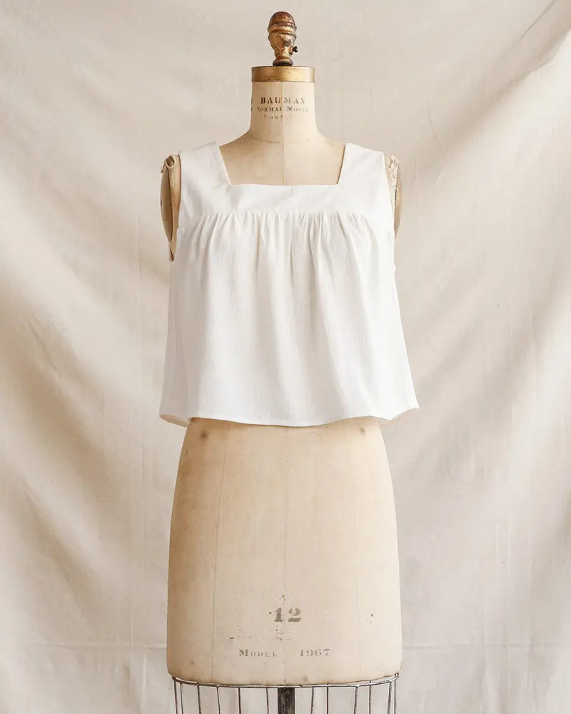 Matter-of-Fact Crisp White Top