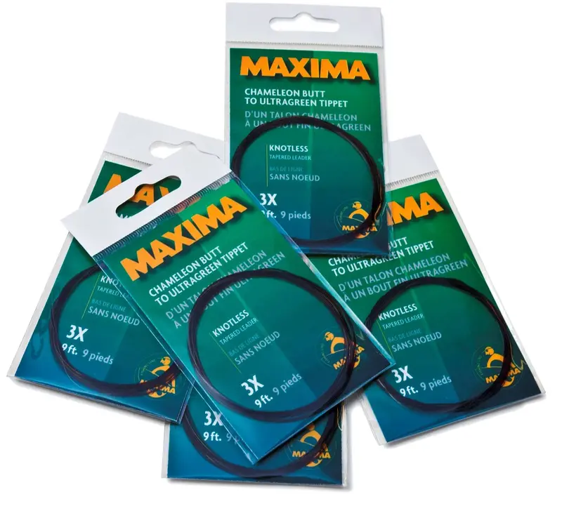 Maxima Ultra Premium Tapered Leader – 9 Foot Length