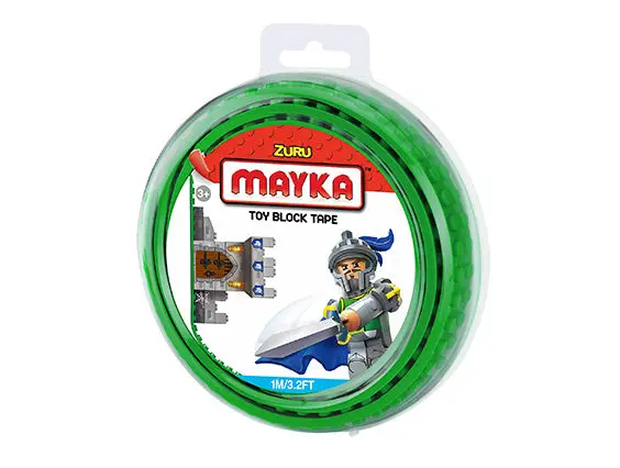 Mayka Block Tape – Adhesive Building Strip – Emerald Green
