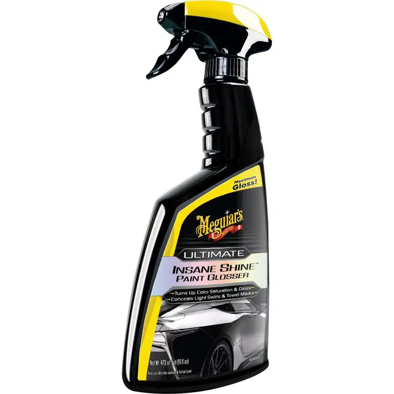 Meguiar’s Ultimate Insane Shine Paint Gloss Enhancer – Fast Application, 16 oz (Model G230316)
