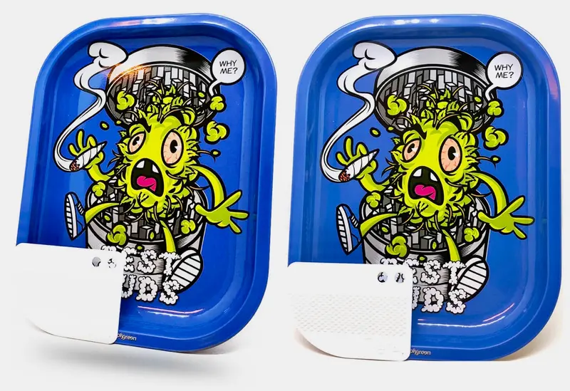 Metal Rolling Tray – Best Buds Grind Me Motif