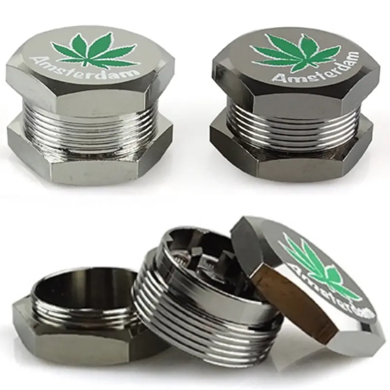 Metal Screw Grinder – Precision-Cut Herb Mill