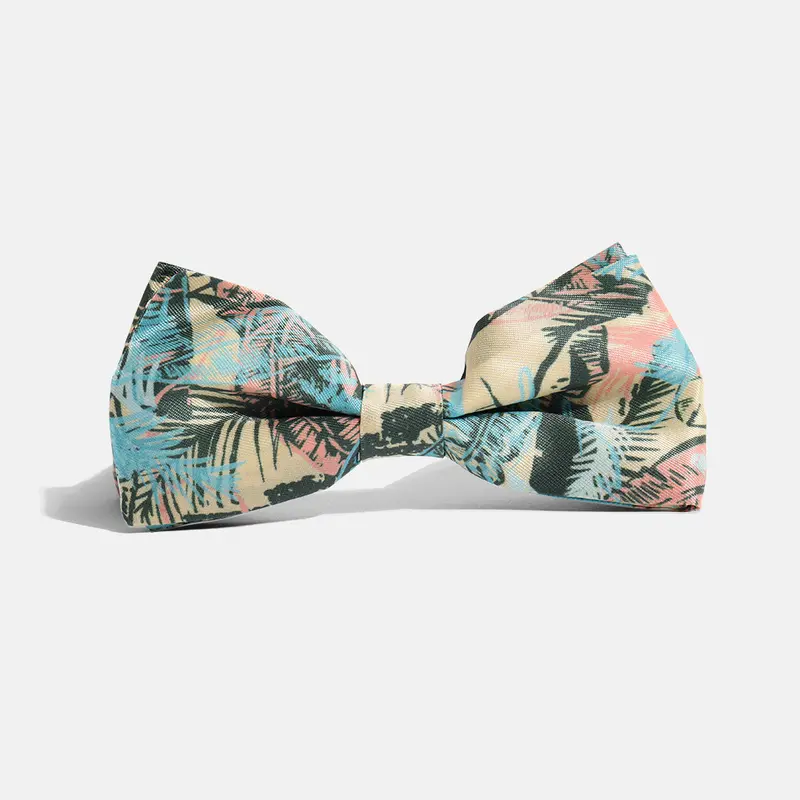 Metallic Gold Leaf Bow Tie