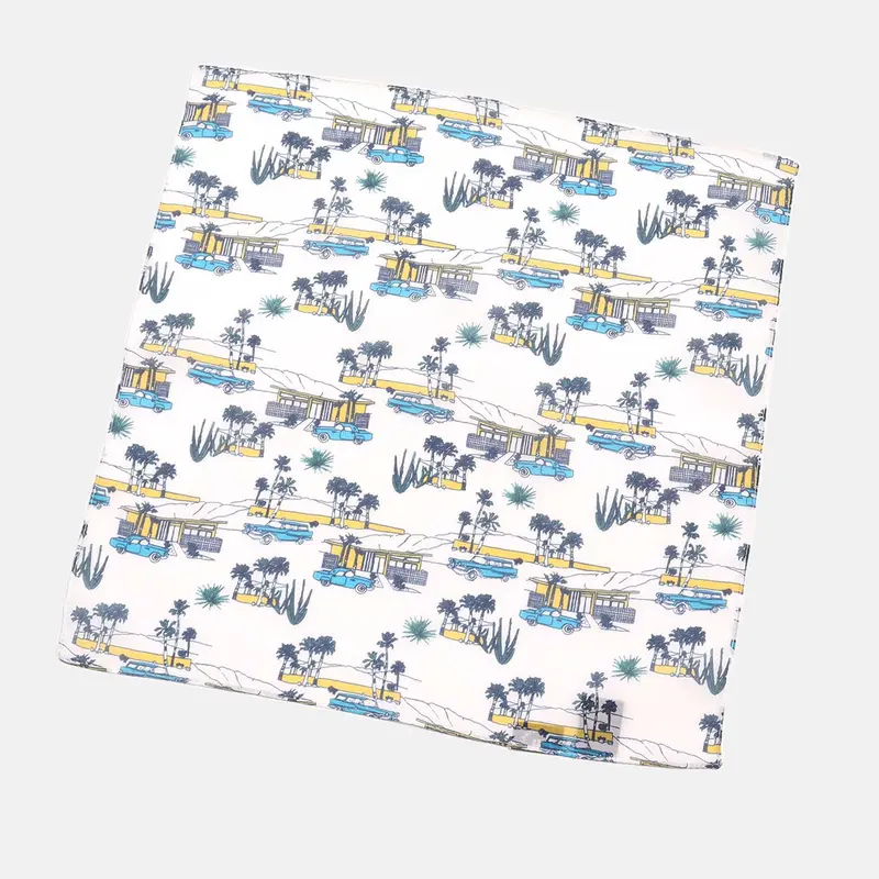Mid-Century Modern Print Pocket Square