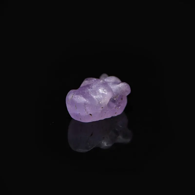 Middle Kingdom Amethyst Hippopotamus Head Amulet