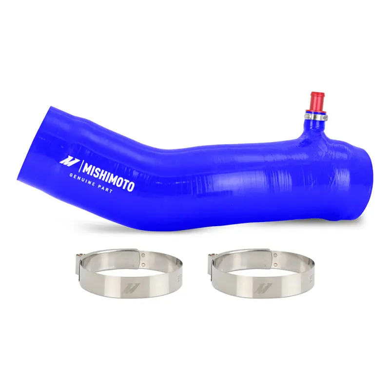 Mishimoto Blue Silicone Air Intake Hose Kit for 2016+ Toyota Tacoma 3.5L (misMMHOSE-TAC35-16IHBL)