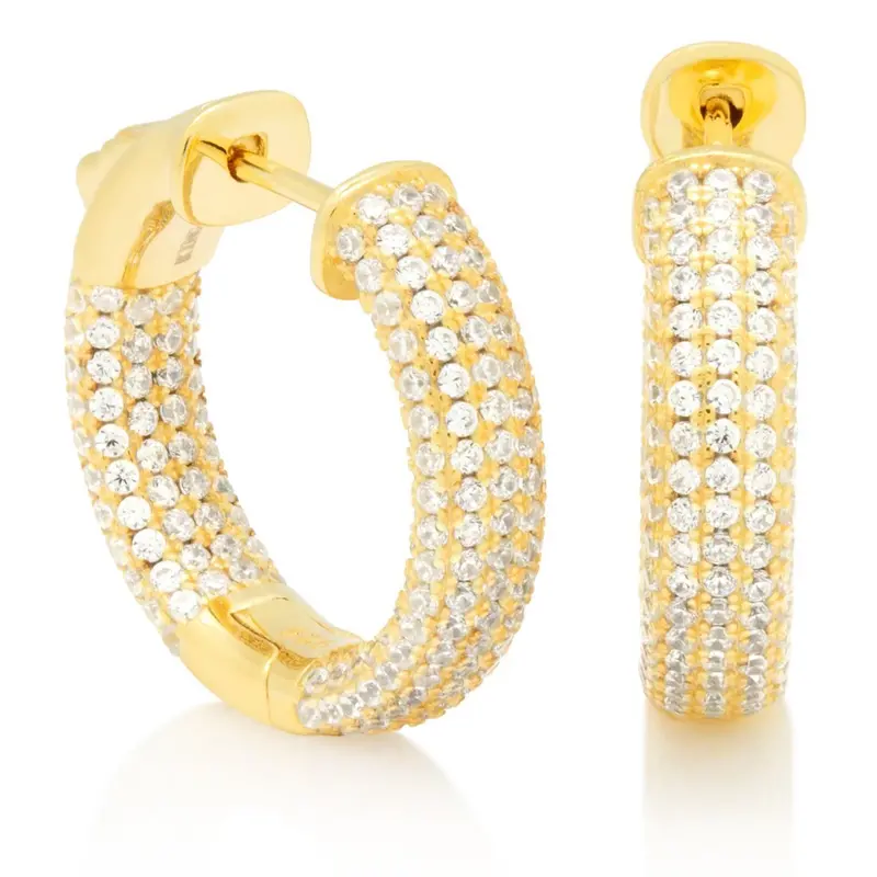 Modern Split Hoop Earrings – Lightweight & Stylish