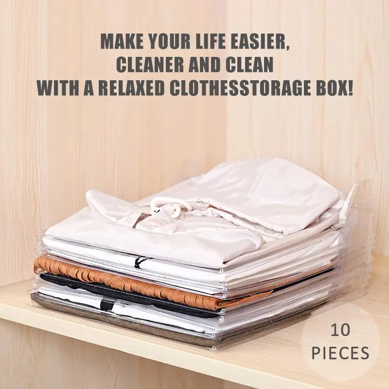 Modular Clothes Organizer – 10-Piece Stackable Drawer Set