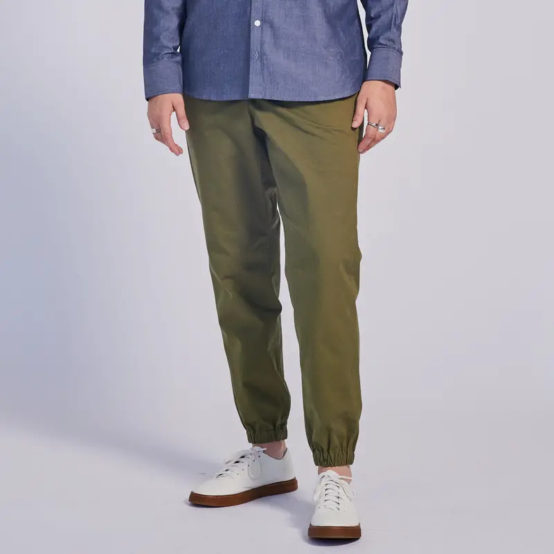 Moss Green Stretch Waistband Pant – The Graf Series
