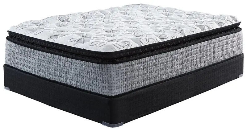 Mt Rogers Ltd Pillowtop King Mattress with Platform Foundation