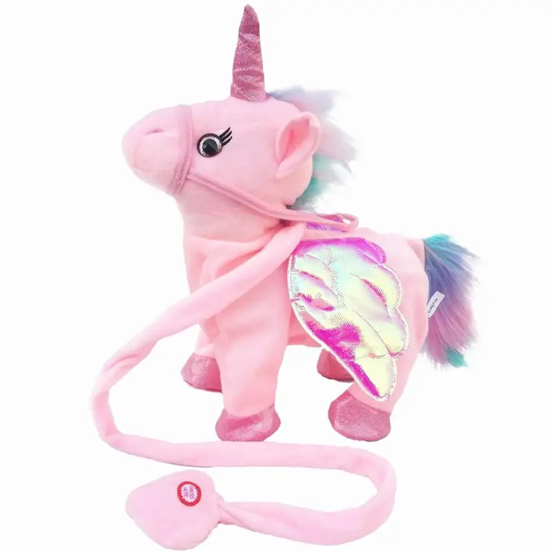 Musical Walking Unicorn Toy with Interactive Lights & Sound