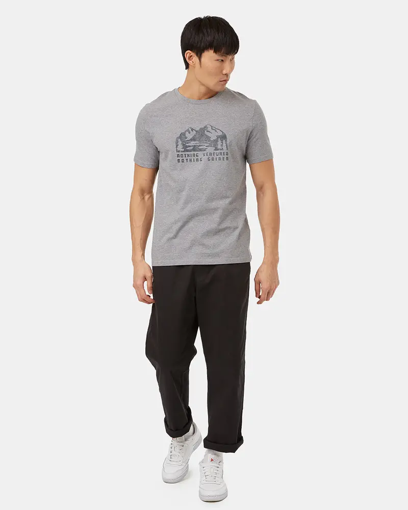 ‘Nothing Ventured’ Minimalist Print Tee
