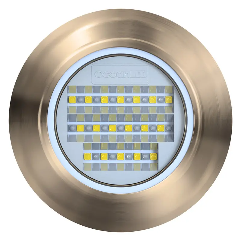 OceanLED Explore E6 Thru-Hull Underwater Light – Blue + White Spectrum – E6TH009BW