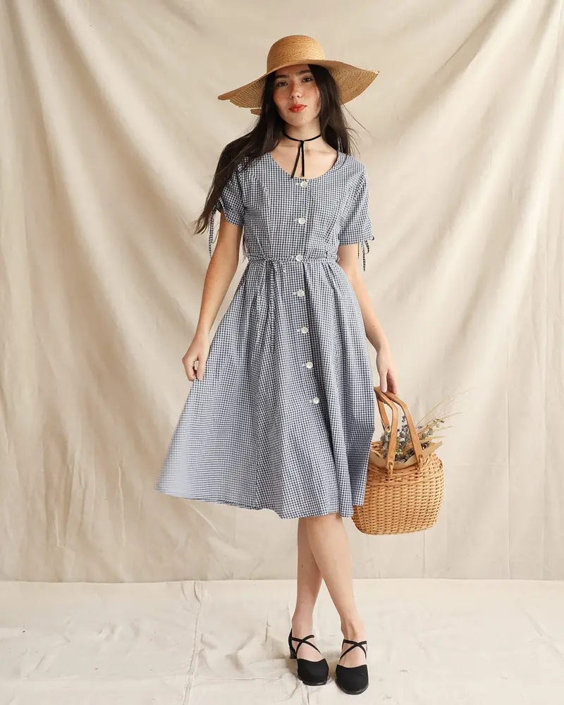 Oppedette Ruffled Mini Dress by Atèlette