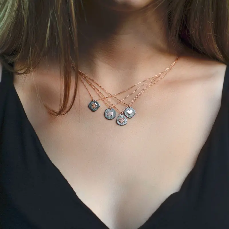 Organic Pebble-Inspired Handcrafted Necklaces