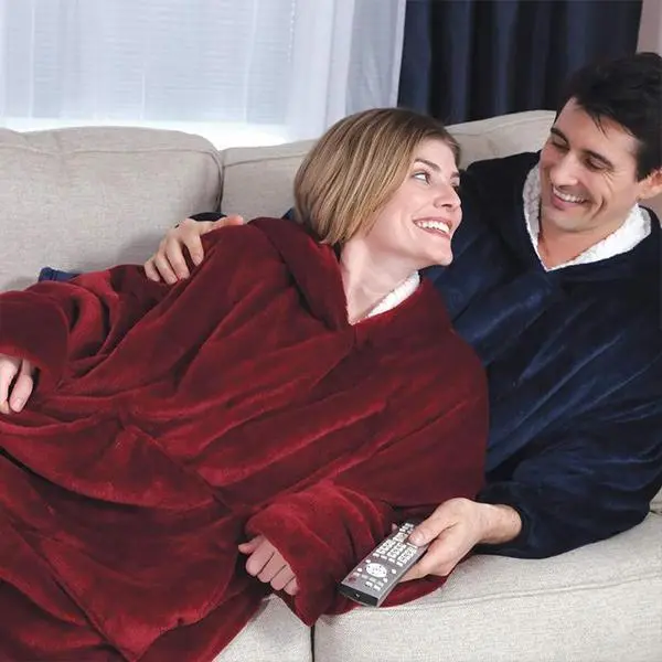Oversized Unisex Blanket Sweatshirt for Adults and Kids