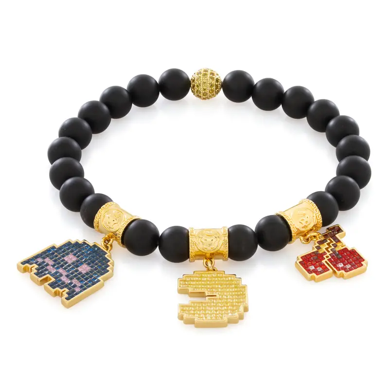 PAC-MAN x King Ice Scatter Mode Beaded Bracelet (8mm)