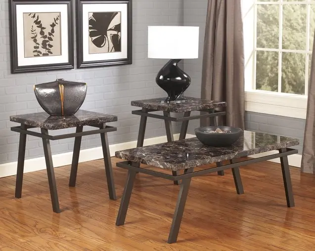 Paintsville Nesting Side Tables – Set of 3, Wooden Tiered Design