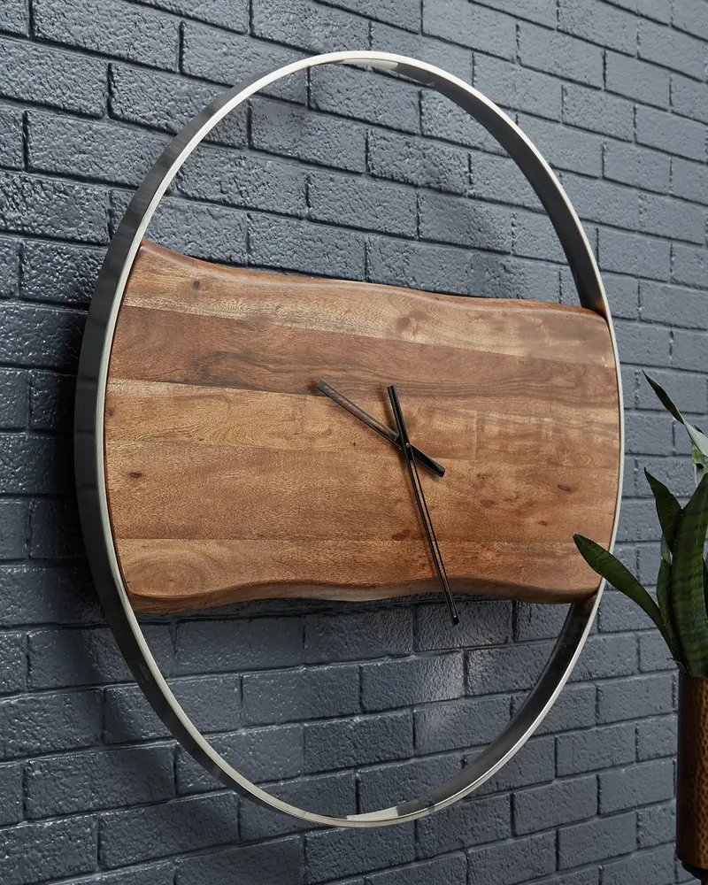 Panchali Elegant Wall Clock – Round Analog Design with Silent Movement
