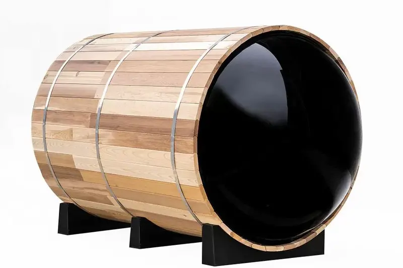 Panorama 2400 Barrel-Style Outdoor Sauna
