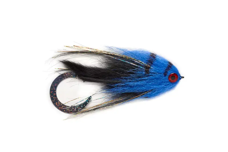 Paolo’s Wiggletail Bunny Fly – Black & Blue