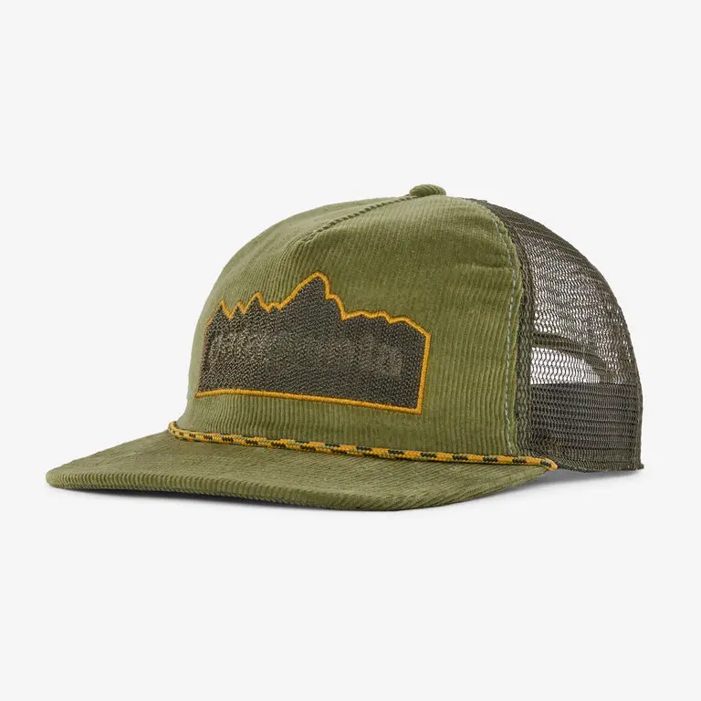 Patagonia Fly Catcher Sun Hat – Fitz Roy Frame in Buckhorn Green