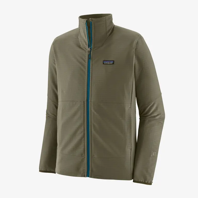 Patagonia R1® TechFace Jacket – Basin Green Wind-Resistant Layer