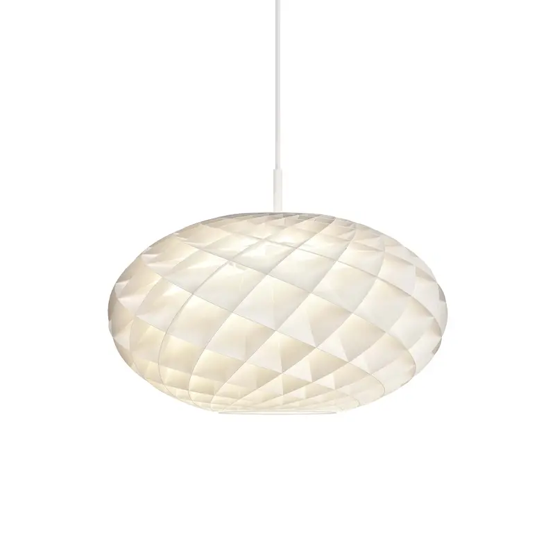 Patera Oval Hanging Pendant Light Fixture