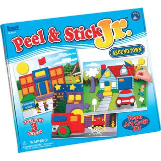 Peel-and-Stick Junior Activity Pad: Around Town Theme