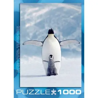 Penguin and Chick Friendship Puzzle