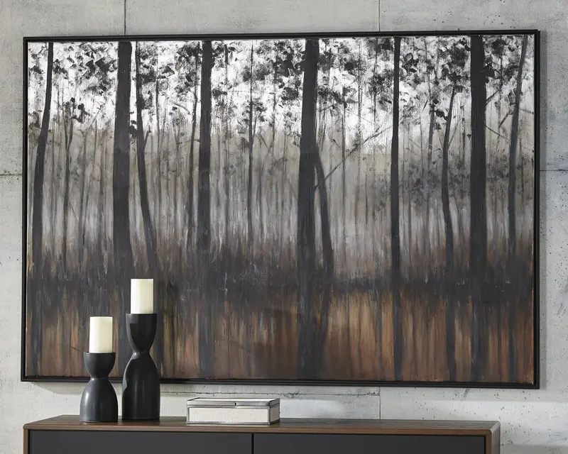 Philyra Abstract Wall Art Print – Framed Canvas Wall Decor