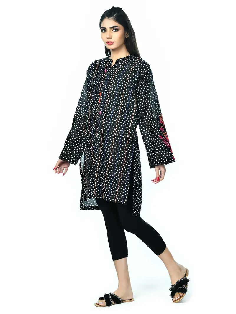 Playful Polka Dot Cotton Shirt for Everyday Wear