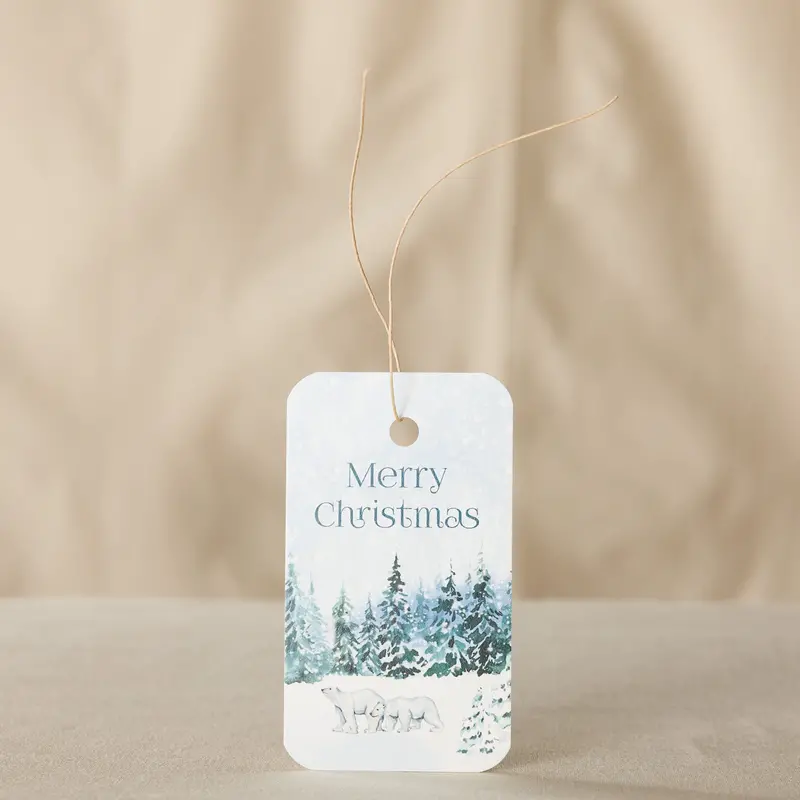 Polar Night Inspired Gift Tags – 10 Units