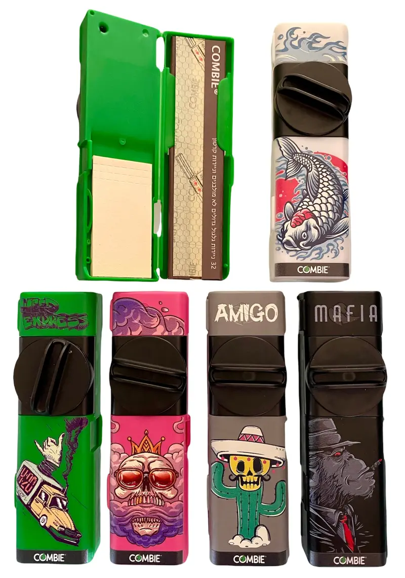 Portable 6-in-1 Graffiti-Themed Grinder by Combie
