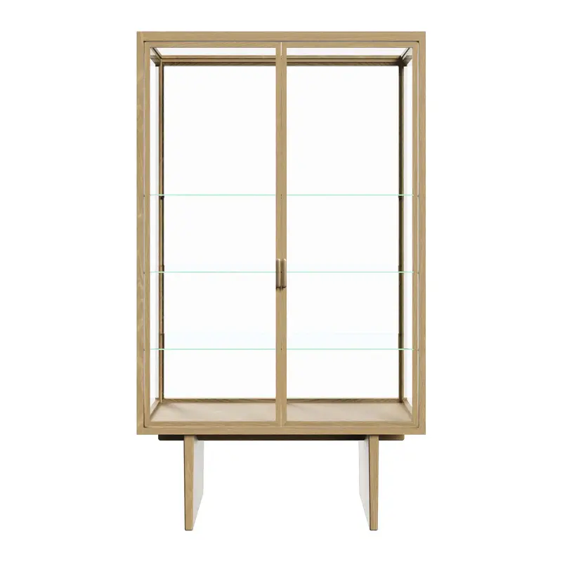 Private Glass-Front Vitrine Cabinet