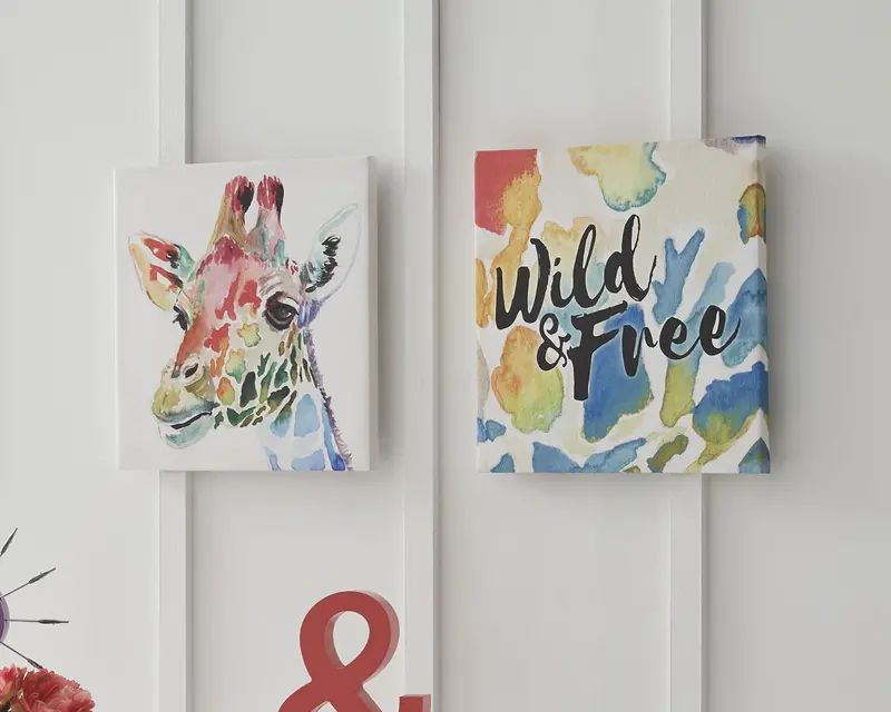Priya Abstract Wall Art Duo – Modern Framed Prints (Set of 2)