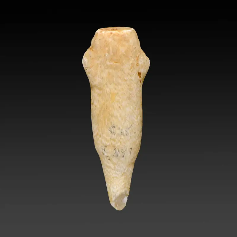 Ptolemaic Alabaster Dummy Amphora – Funerary Offering Vessel (300–30 BCE)
