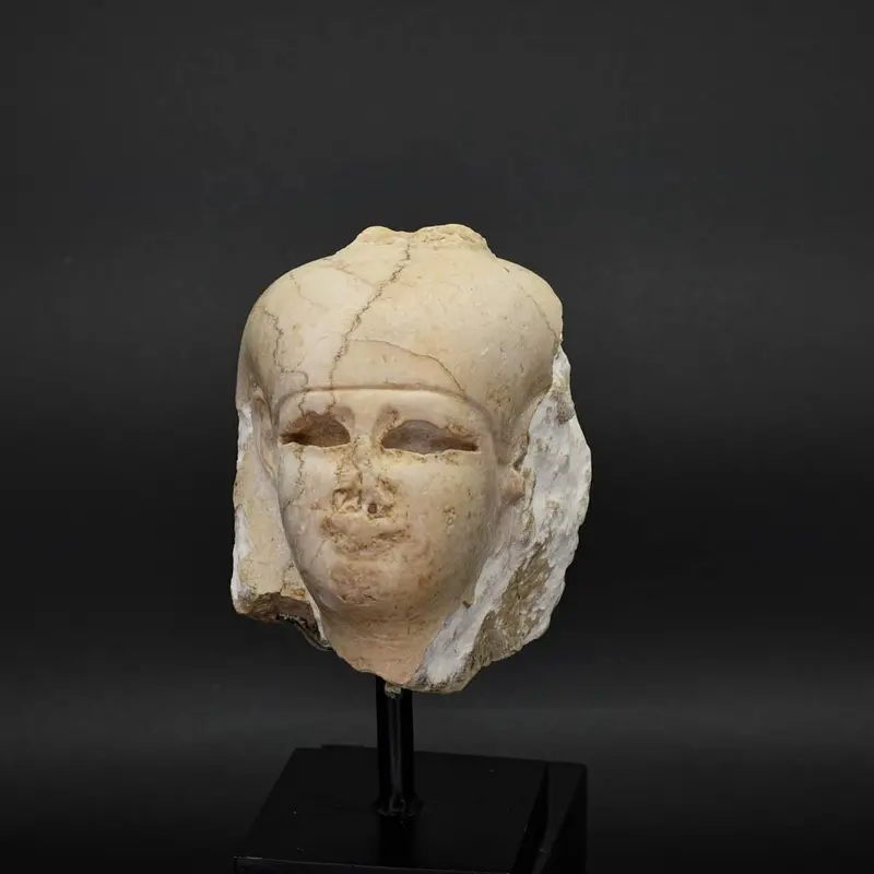 Ptolemaic Carved Stone Bust of the Goddess Isis (ca. 332–30 BCE)