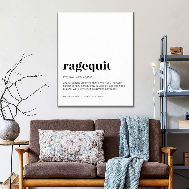 ‘Ragequit’ Explained — Gamer Slang Art