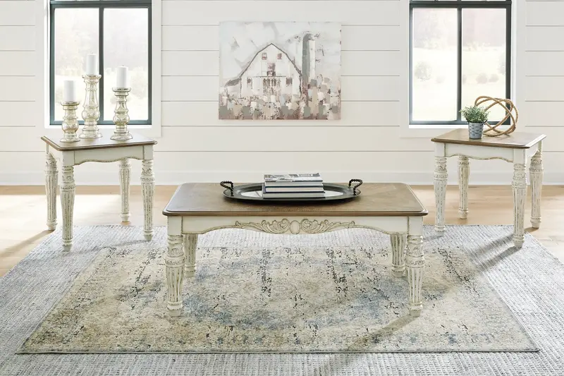 Realyn Nesting Table Set – 3-Piece Coffee Table Collection