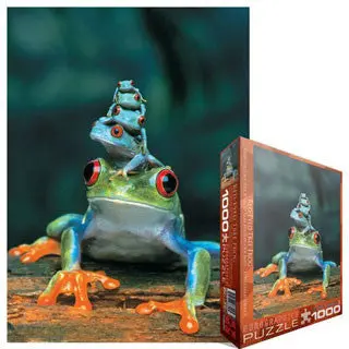 Red-Eyed Tree Frog Nature Puzzle