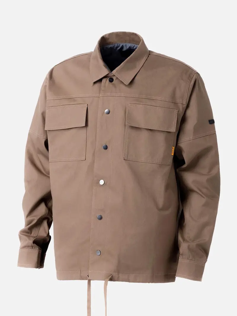 Relaxed Drawstring Shacket – Casual Layer with Waist Definition