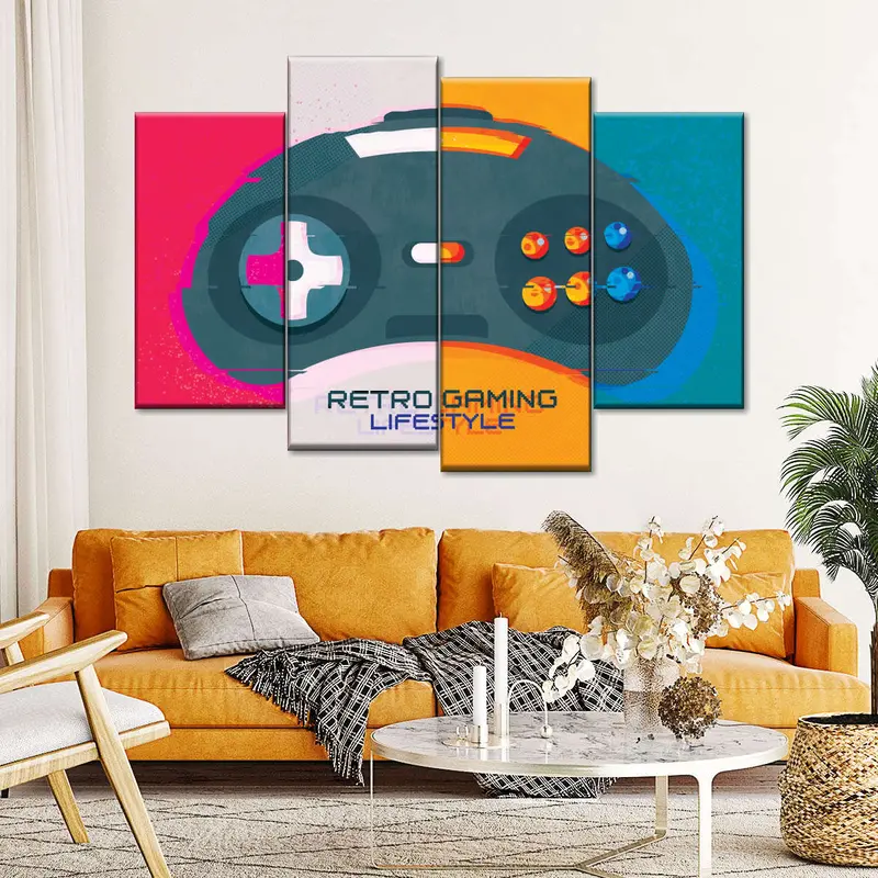 Retro Gaming Lifestyle Statement Poster