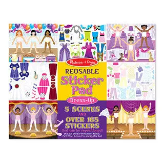 Reusable Dress-Up Sticker Pad for Creative Play